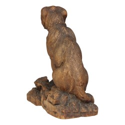 Brienz wooden sculpture, representing a dog …