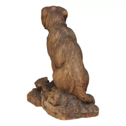 布里恩茨木雕，代表一只狗……