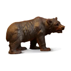 Brienzer Holzskulptur, einen Bären darstellend …