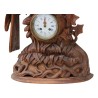 Carved Brienz wood clock representing an eagle, - Moinat - Table clocks