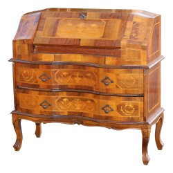 Petit bureau commode avec tiroir et clé, en bois de …