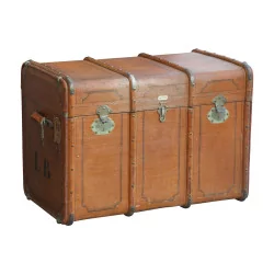 Malle - valise de voyage d'origine, fabriquée par H. Favre - …