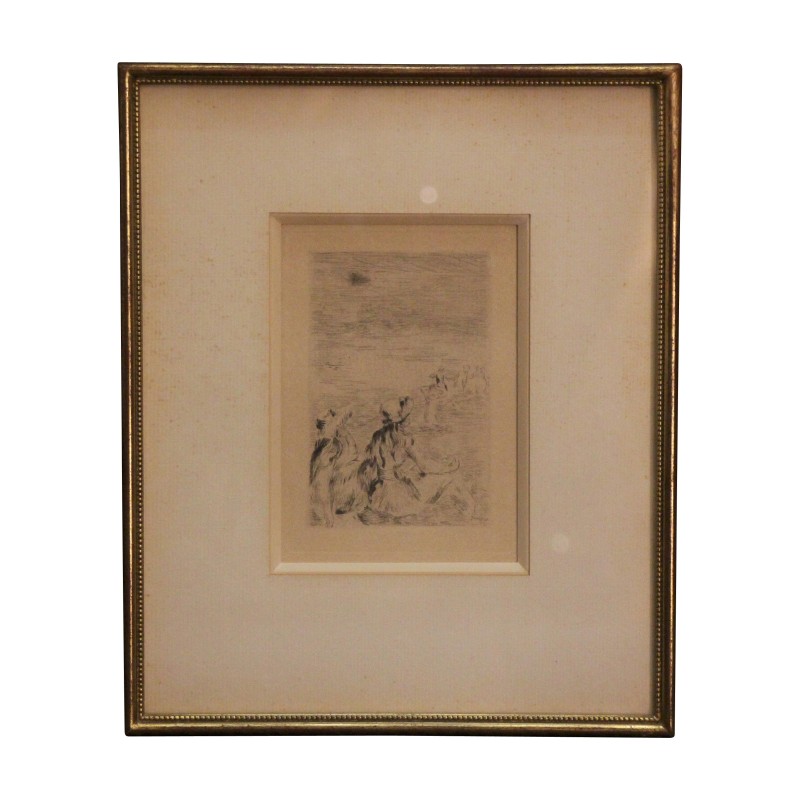 etching under glass, etching signed lower right... - Moinat - Prints, Reproductions etching under glass, etching signed lower right... - Moinat - Prints, Reproductions