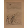 etching under glass, etching signed lower right... - Moinat - Prints, Reproductions