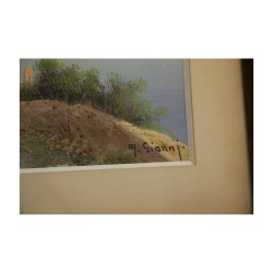Aquarell unter Glas rechts unten signiert Maria GIANNI...