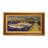 oil painting on canvas signed lower right Émile Pierre … - Moinat - Painting - Navy