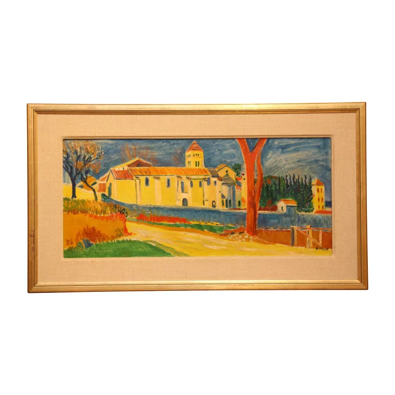 картина маслом на холсте, подписанная внизу справа Émile Pierre … - Moinat - Картины - Пейзаж