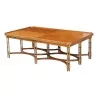 living room coffee table in cherry wood with veneered top in … - Moinat - Coffee tables