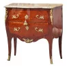 Commode à 2 tiroirs avec 1 clé sans traverse, en marqueterie, … - Moinat - Commodes, Chiffonniers, Semainiers