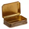 Box in 925 silver with medallion in enamel with decoration … - Moinat - Silverware