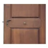 个胡桃木和模制面板的旧门。瑞士… - Moinat - 装饰配件