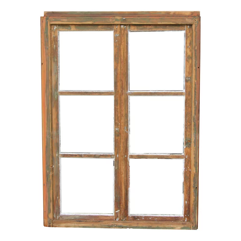Fenêtre en bois de sapin avec ferrures en fer forgé - Moinat - Accessoires de décoration