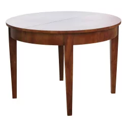 Grande table de salle à manger de style Directoire en bois