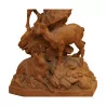 Brienz wooden sculpture - Chamois on rock - no … - Moinat - Brienz