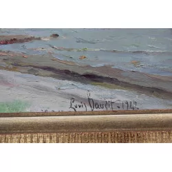 Painting, oil on canvas signed lower right Louis Amédée …