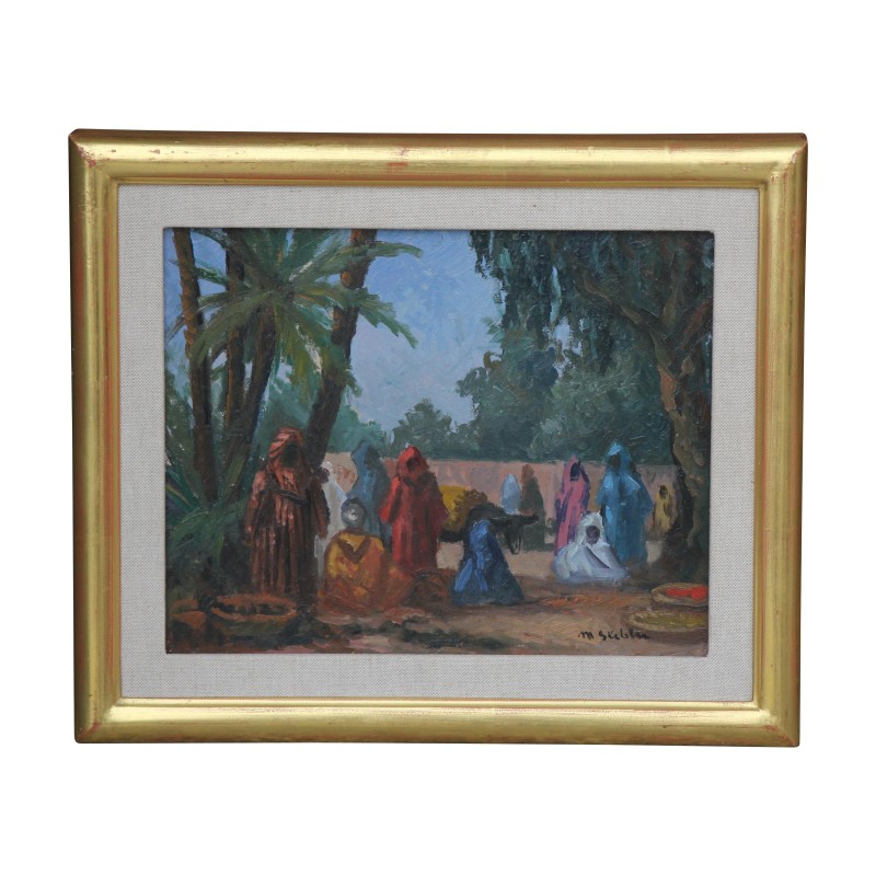 纸板油画,署名右下方 Marcel STEBLER... - Moinat - 画 - 景观 纸板油画,署名右下方 Marcel STEBLER... - Moinat - 画 - 景观