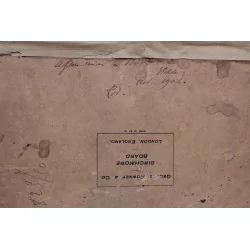 Картина маслом на картоне, подпись внизу справа Louis Amédée…