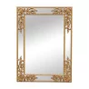 Grand miroir en bois doré avec ornement coquillages et … - Moinat - Glaces, Miroirs