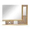 Großer Spiegel aus vergoldetem Holz mit Regency-Ornament, Vollspiegel … - Moinat - Spiegel