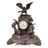 Brienz pendulum in carved wood with forest animals, … - Moinat - Table clocks