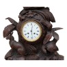 Brienz pendulum in carved wood with forest animals, … - Moinat - Table clocks