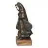Sculpture en bronze et chryséléphantine, signé E. ROUSSEAU … - Moinat - Bronzes