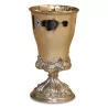 Cup in 800 silver with silver vermeil interior. France, … - Moinat - Silverware