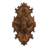 Paire de panneaux de Brienz en bois sculpté Chamois et Cerf. … - Moinat - Accessoires de décoration