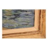 Painting, oil on mounted cardboard, view of the quays of … - Moinat - Painting - Landscape