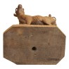 Groupe de chamois sur les rochers, en bois sculpté de Brienz. - Moinat - Accessoires de décoration