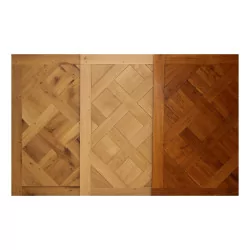 实心橡木凡尔赛拼花地板，由……传统组装