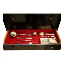 Cutlery set - 72-piece cutlery set with silver hallmarks …