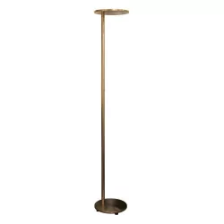 Floor lamp, in brushed brass with lighting system …