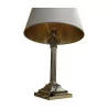 Pair of lamps, Empire style with fluted column, in … - Moinat - Table lamps