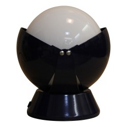 Lampe vintage bleu foncé, en forme de sphère avec cache en …
