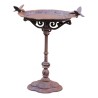 Birdbath with two birds on each side. - Moinat - VE2022/2