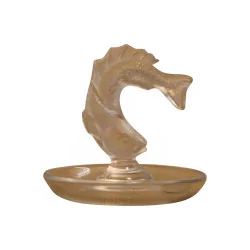 crystal fish signed Lalique.