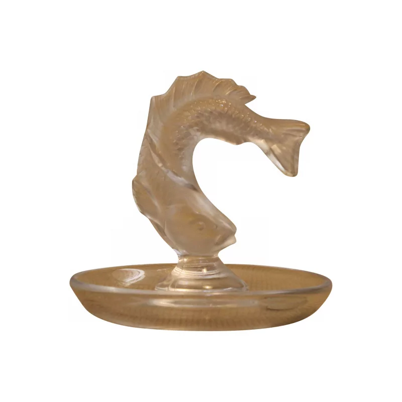 crystal fish signed Lalique. - Moinat - Decorating accessories