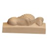 Sculpture du lion de Lucerne en bois sculpté clair. Daté … - Moinat - Accessoires de décoration