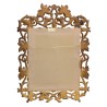 Mirror carved in wood with a touch of gold, from Brienz. … - Moinat - Brienz