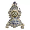 Dutch Delft clock, without pendulum. 19th century. - Moinat - Table clocks