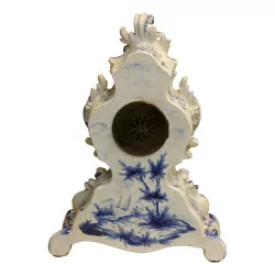 Dutch Delft clock, without pendulum. 19th century.