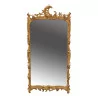 Spiegel aus Holz geschnitzt mit einem Hauch von Gold, Periode... - Moinat - Spiegel