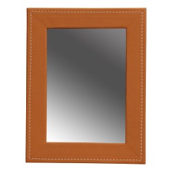 Havana beige leather photo frame with Hermes stitching, for …