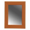 Havana beige leather photo frame with Hermes stitching, for … - Moinat - Office accessories, Inkwells