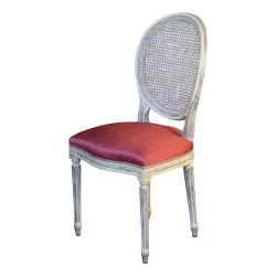 Louis XVI style chair with traditional upholstery on …