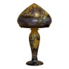 Lampe de style Gallé aux libellules en pâte de verre, coloris … - Moinat - Lampes de table