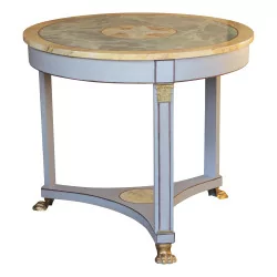 Empire round mahogany tripod pedestal table, lion paw feet, …