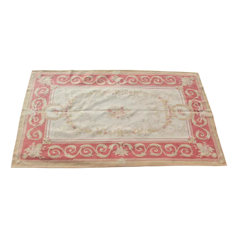 Aubusson rug hand-woven in wool on a linen weft. … - Moinat - Rugs