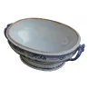 Blue and white earthenware soup tureen with its dish. Company of … - Moinat - Chinaware, Porcelain